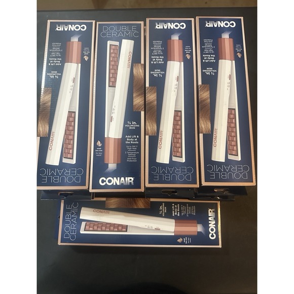 Conair Other - 10 Pack Conair‎ Double Ceramic 3/4" Volumizing Iron Bulk New 395°F 3 Heat